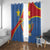 Personalised DR Congo Window Curtain Coat Of Arms African Pattern