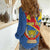 Personalised DR Congo Women Casual Shirt Coat Of Arms African Pattern