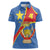 Personalised DR Congo Women Polo Shirt Coat Of Arms African Pattern