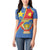 Personalised DR Congo Women Polo Shirt Coat Of Arms African Pattern