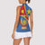 Personalised DR Congo Women Sleeveless Polo Shirt Coat Of Arms African Pattern