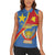 Personalised DR Congo Women Sleeveless Polo Shirt Coat Of Arms African Pattern