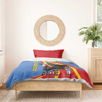 DR Congo Okapi Bedding Set With Coat Of Arms