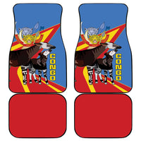DR Congo Okapi Car Mats With Coat Of Arms