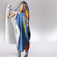 DR Congo Okapi Hooded Blanket With Coat Of Arms