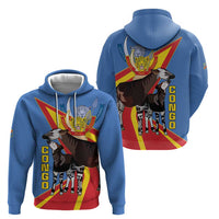DR Congo Okapi Hoodie With Coat Of Arms