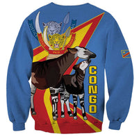 DR Congo Okapi Sweatshirt With Coat Of Arms