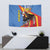 DR Congo Okapi Tapestry With Coat Of Arms