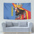DR Congo Okapi Tapestry With Coat Of Arms