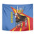 DR Congo Okapi Tapestry With Coat Of Arms