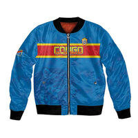 Custom DR Congo Football Bomber Jacket Go Les Léopards