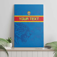 Custom DR Congo Football Canvas Wall Art Go Les Léopards