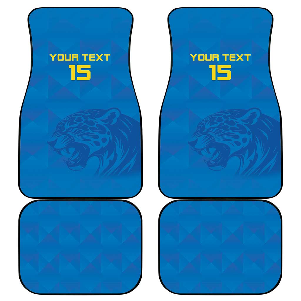 Custom DR Congo Football Car Mats Go Les Léopards