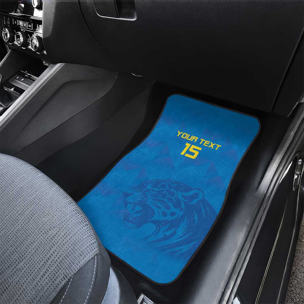 Custom DR Congo Football Car Mats Go Les Léopards
