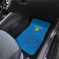 Custom DR Congo Football Car Mats Go Les Léopards