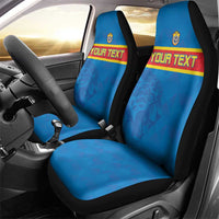 Custom DR Congo Football Car Seat Cover Go Les Léopards