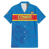 Custom DR Congo Football Family Matching Mermaid Dress and Hawaiian Shirt Go Les Léopards