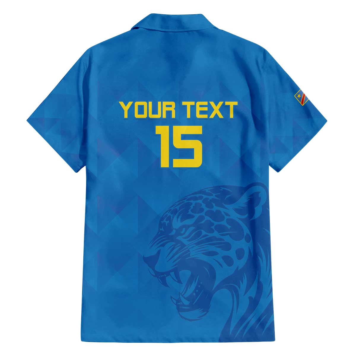 Custom DR Congo Football Family Matching Off The Shoulder Long Sleeve Dress and Hawaiian Shirt Go Les Léopards