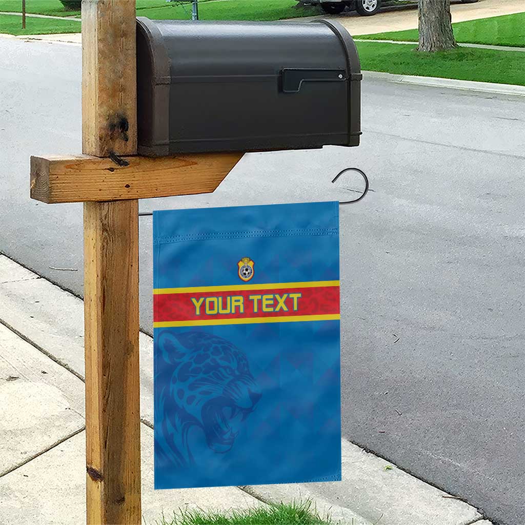 Custom DR Congo Football Garden Flag Go Les Léopards