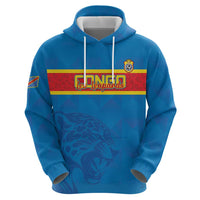 Custom DR Congo Football Hoodie Go Les Léopards