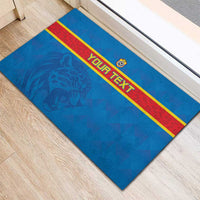 Custom DR Congo Football Rubber Doormat Go Les Léopards
