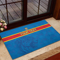 Custom DR Congo Football Rubber Doormat Go Les Léopards