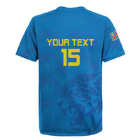 Custom DR Congo Football Rugby Jersey Go Les Léopards