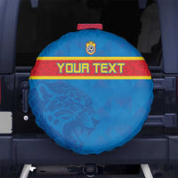 Custom DR Congo Football Spare Tire Cover Go Les Léopards