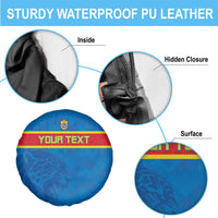 Custom DR Congo Football Spare Tire Cover Go Les Léopards