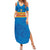 Custom DR Congo Football Summer Maxi Dress Go Les Léopards