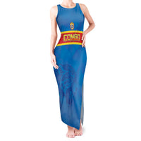Custom DR Congo Football Tank Maxi Dress Go Les Léopards