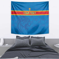 Custom DR Congo Football Tapestry Go Les Léopards