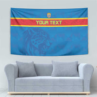 Custom DR Congo Football Tapestry Go Les Léopards