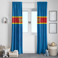 Custom DR Congo Football Window Curtain Go Les Léopards