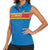 Custom DR Congo Football Women Sleeveless Polo Shirt Go Les Léopards