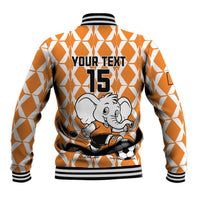 Custom Ivory Coast Football Baseball Jacket Go Champions