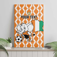 Custom Ivory Coast Football Canvas Wall Art Go Champions
