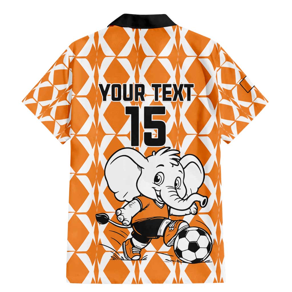 Custom Ivory Coast Football Family Matching Mermaid Dress and Hawaiian Shirt Go Champions