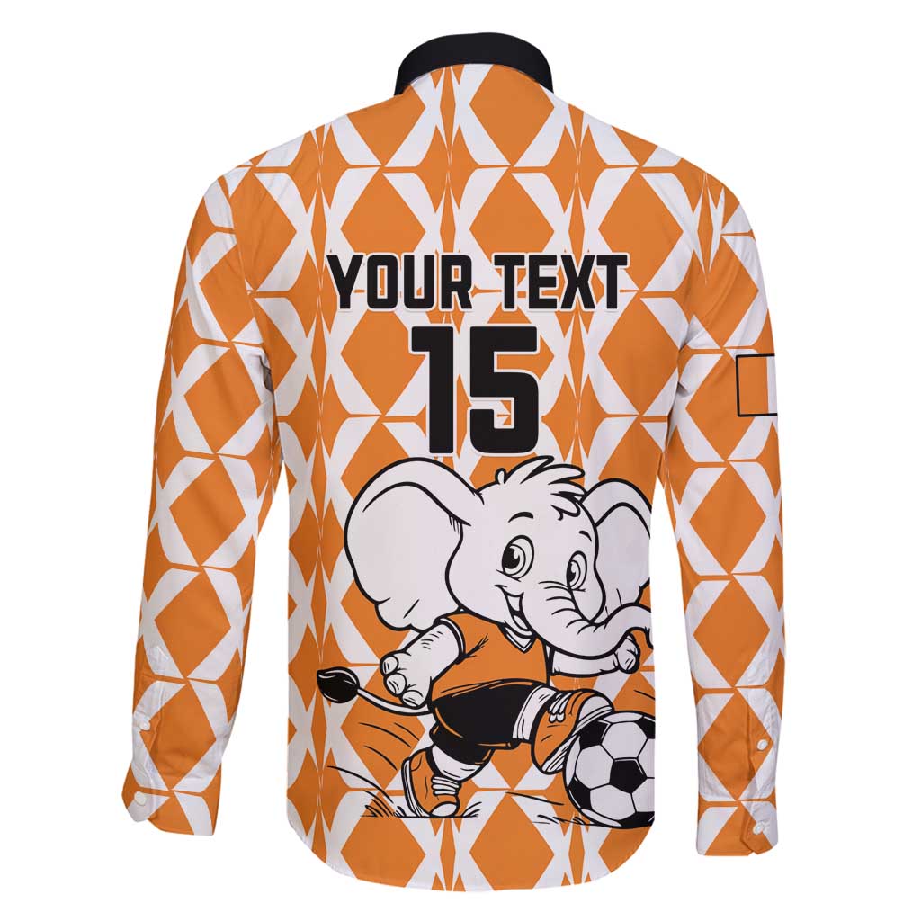 Custom Ivory Coast Football Family Matching Off Shoulder Short Dress and Hawaiian Shirt Go Champions