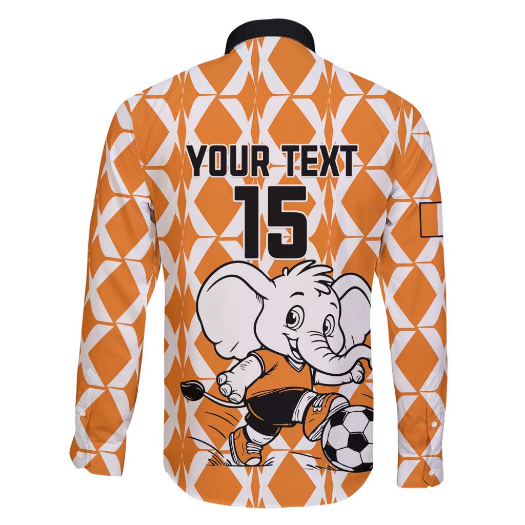 Custom Ivory Coast Football Family Matching Short Sleeve Bodycon Dress and Hawaiian Shirt Go Champions