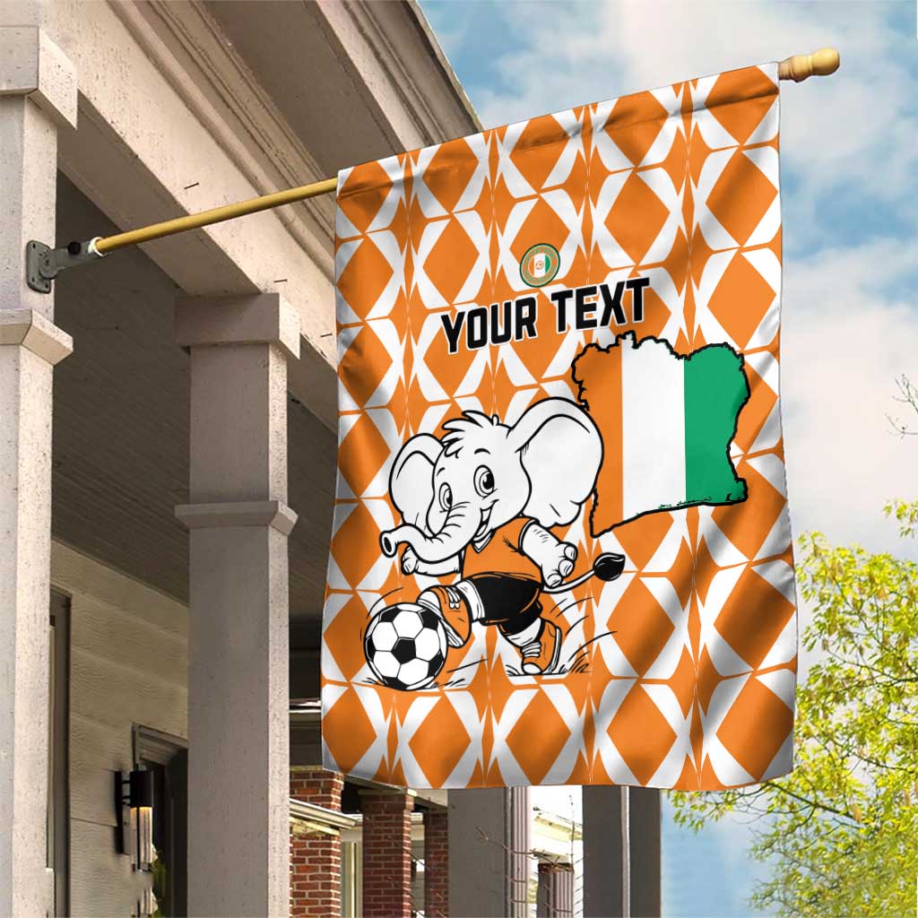 Custom Ivory Coast Football Garden Flag Go Champions