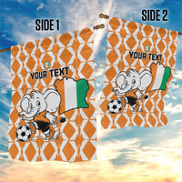 Custom Ivory Coast Football Garden Flag Go Champions