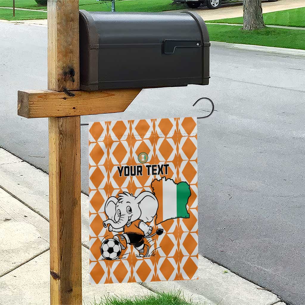 Custom Ivory Coast Football Garden Flag Go Champions