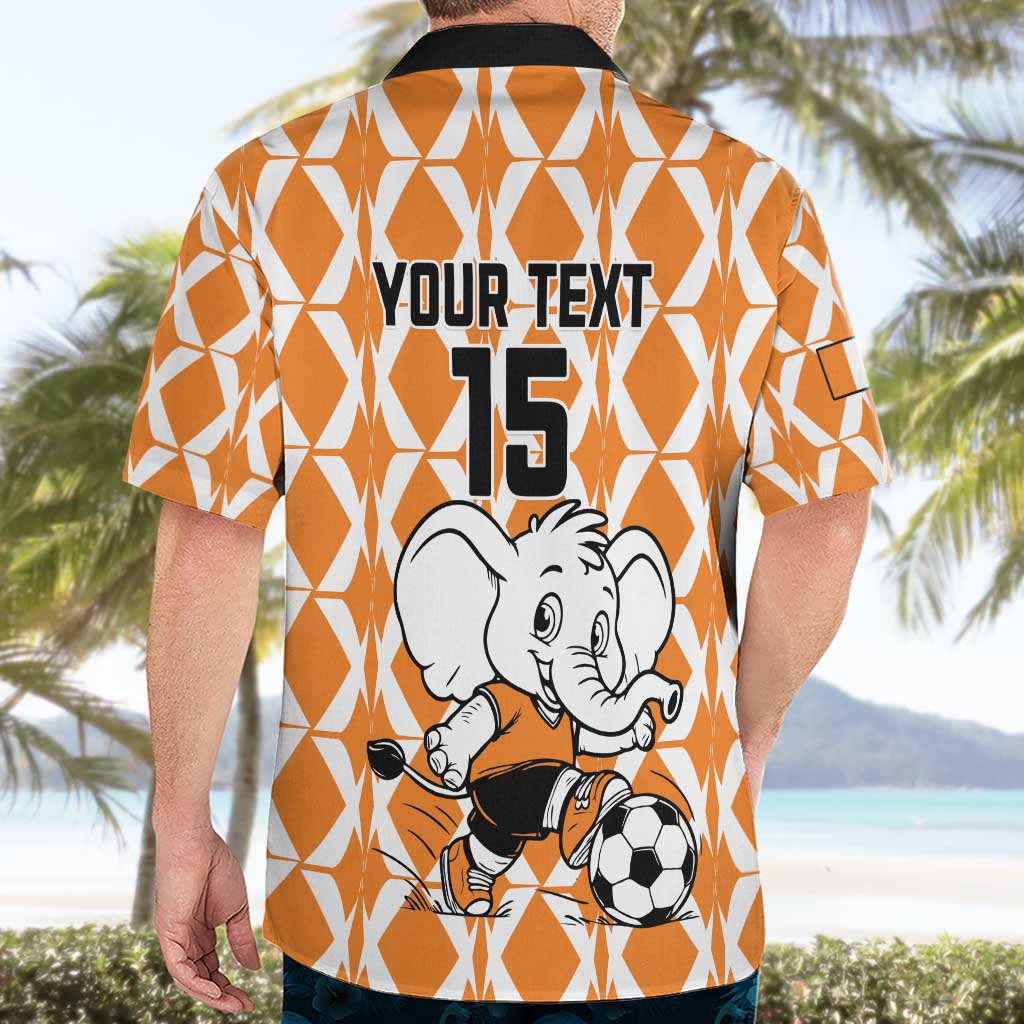 Custom Ivory Coast Football Hawaiian Shirt Go Champions