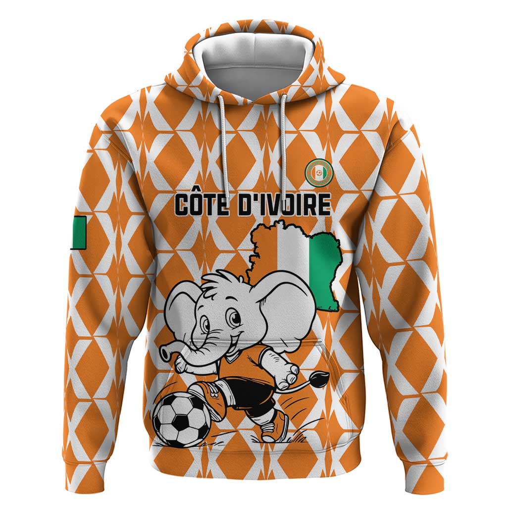 Custom Ivory Coast Football Hoodie Go Champions
