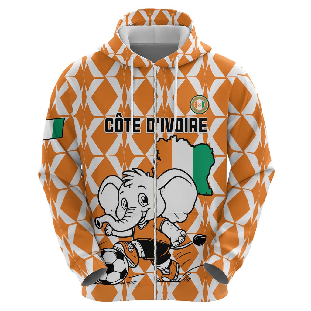 Custom Ivory Coast Football Hoodie Go Champions