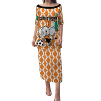 Custom Ivory Coast Football Puletasi Go Champions