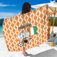 Custom Ivory Coast Football Sarong Go Champions