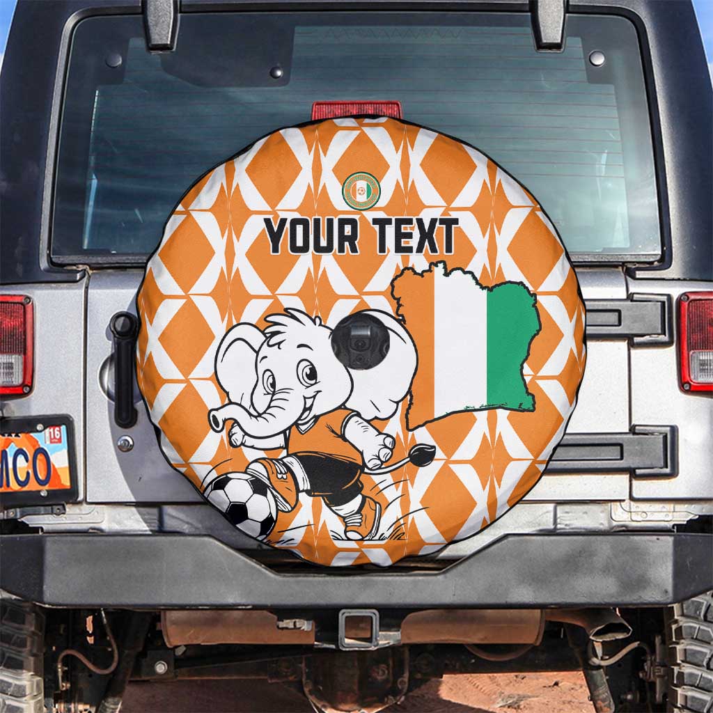 Custom Ivory Coast Football Spare Tire Cover Go Champions