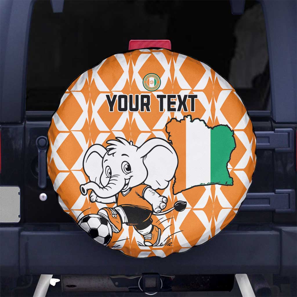 Custom Ivory Coast Football Spare Tire Cover Go Champions